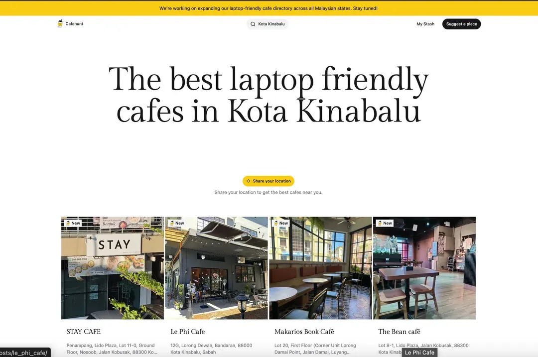 Looking for laptop-friendly cafes in Kota Kinabalu? We’ve got the list now 🔍📍